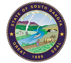 South Dakota State Seal Sticker Decal R558 - £1.55 GBP+