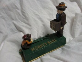 Vintage Vintage Bits and Pieces - Jumping Monkey Cast Iron Bank - Collec... - $148.50