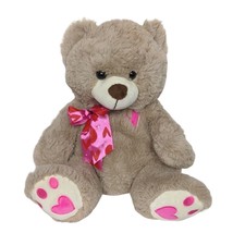 Dan Dee Collector&#39;s Choice Valentine&#39;s Day Tan Teddy Bear Plush 13&quot; - £24.86 GBP