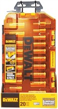 DEWALT DWMT73812 20 Piece 3/8" Drive Deep Combination Socket Set METRIC / SAE - £61.75 GBP