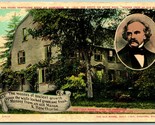 Old Manse Emerson Hawthorne Concord Massachusetts MA UNP Unused DB Postc... - $3.91