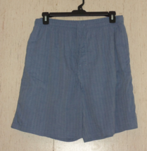 Excellent Mens Nautica Blue On Blue Stripe Pajama / Lounge Shorts Size L - £18.27 GBP
