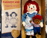 Dakin Raggedy Ann &amp; Bear 85th Birthday Anniversary Edition Doll in Box w... - £22.68 GBP