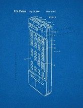 Universal Remote Control Device Patent Print - Blueprint - $7.95+