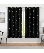 Butterfly Blackout Curtain Panels Set of 2 for Living Room Darkening Bla... - €48,62 EUR