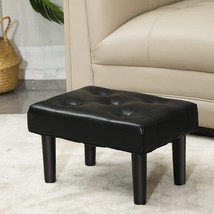 Rectangle PU Leather Foot Stool - £40.09 GBP