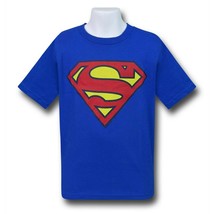 Superman Kids Royal Blue Symbol T-Shirt Blue - £19.75 GBP