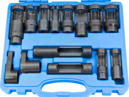 14pcs Oxygen O2 Sensor Diesel Fuel Injector Solenoid Wrench Socket Set - £66.44 GBP