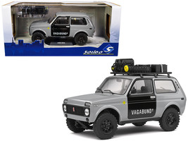 1980 Lada Niva Gray with Black Doors &quot;Vagabund M&quot; with Roof Rack and Accessories - £69.57 GBP