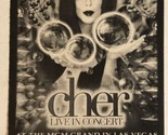 2000 Cher Live In Concert Tv Guide Print Ad MGM Grand Las Vegas TPA21 - $5.93