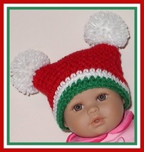 Preemie Christmas Hat, Unisex Preemies Christmas Beanie, Christmas Baby Cap - £8.62 GBP
