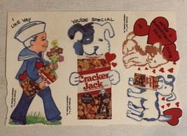 Vintage Cracker Jack Valentine card Box4 - $3.95