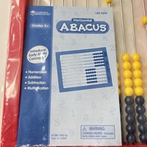 Abacus Learning Resources 2-Color Desktop Red Frame Color Coded Math NEW - $11.87