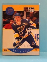 1990-91 Pro Set Hockey Brett Hull Card #263 - St. Louis Blues Hall-Of-Famer - £0.79 GBP