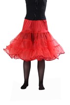 Malco Modes Women&#39;s Tea Length Petticoat | SMD Black - $19.09