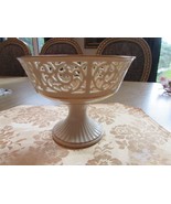 Lenox Pierced Centerpiece Bowl Pedestal Base Tracery Collection 6.5&quot;  USA - $46.99 CAD