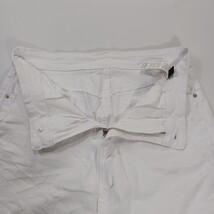 Shein Women’s White Cotton Blend Frayed Denim Skirt Size Large  image 13