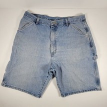 Vintage Wrangler Carpenter Shorts Mens Size 36 Blue Denim Workwear Utili... - $16.96