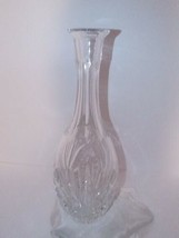 12 Inch Heavy Lead Crystal Liquor Whiskey Decanter Bottle Cut Glass {No Stopper} - $29.95