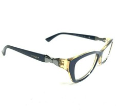 Vogue Eyeglasses Frames VO 2890 2232 Blue Yellow Gray Gunmetal Cat Eye 51-16-135 - $20.82