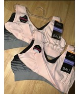 X2 Sets Size SMALL  Women’s Bali Crop Top Light Support Comfort Bra BNWTS - $288.59 MXN