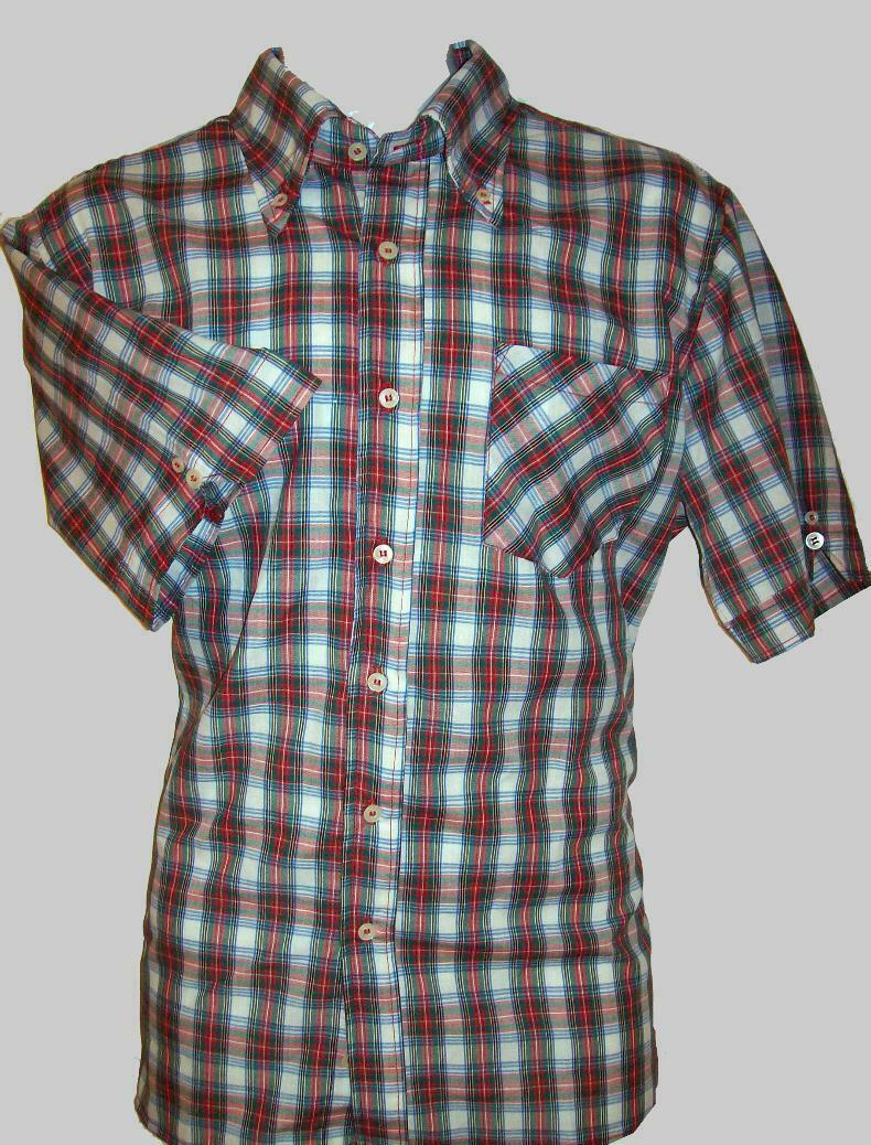 NEW! MEDIUM MODERNACTION Red and White Shirt Skinhead Mod Oi Ska Reggae ... - $34.99