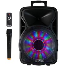beFree 12&quot; 2500W Bluetooth Portable PA DJ Party Speaker Reconditioned w Warranty - £71.40 GBP