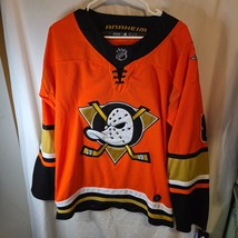 Teemu Selanne NHL Anaheim Ducks Orange Alternate Jersey 52 Adidas NWT Rare - $4,606.94 MXN