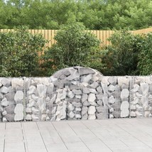 Gabion Basket Set of 3 Silver Galvanized iron - $702.70 CAD