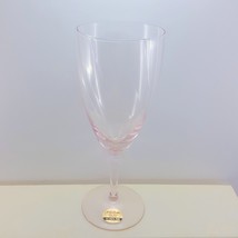 Noritake Vista Pink Iced Tea Glass 12 oz Crystal Goblet 8-3/8in Pattern 822 - $15.75