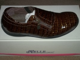 Helle IRENE Comfort Patent Loafers Shoes 36/5.5 New - $112.00