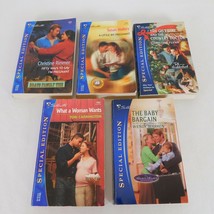 Lot of 5 Silhouette Special Edition PB Romance Novels Babies Christmas Family - £9.53 GBP