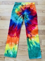 Levis 501 Jeans Mens 30 x 30 Button Fly Tie Dye Denim Pants Mexico 3 - £30.09 GBP