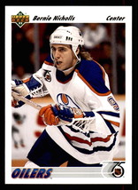 Edmonton Oilers Bernie Nicholls 1991 Upper Deck #566 - £0.39 GBP