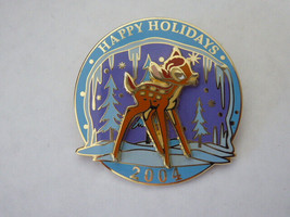Disney Trading Brooches 35006 DLR Member Source - Happy Holidays 2004 (Bambi)... - $18.37