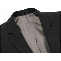 Men Renoir Suit Separate Super 140s Soft Wool Two Button Classic Fit 508-1 Black image 3