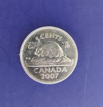 2007 Canada 5 Cents - Great Queen Elizabeth Coin - £3.61 GBP