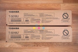 Lot of 2 Toshiba T-5018U Black Toner e-STUDIO2018A/2518A/3018A/3518A/4518A/5018A - $157.41