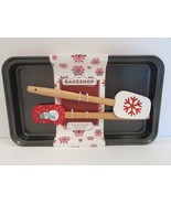 Masterclass Bakeshop 3 Pc Brownie Baking Set w/Spatulas Christmas Theme New - $25.72 CAD
