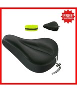 Comfortable Gel Bike Seat Cover with Reflective Strips - Enhancing Ride ... - $23.75