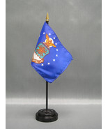 United States Air Force 4&quot;x6&quot; Desk Stick Flag, With Black Plastic Stand - $8.99+