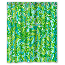 Best 15 Pattern Lilly Pulitzer Polyester Shower Curtain Bathroom Waterpr... - $27.99+
