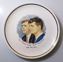 John F. Kennedy &amp; Robert F. Kennedy Vintage Porcelain Plate 60´s Rare - £47.95 GBP