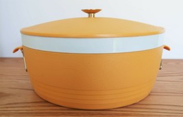 Sunfrost Yellow Therm-O-Ware Insulated Melamine Melmac Serving Bowl Lid ... - $49.99