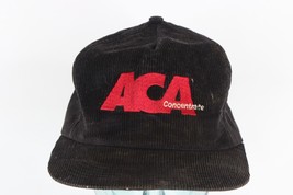 Vintage 80s K-Products Distressed ACA Concentrate Corduroy Snapback Hat USA - $19.75