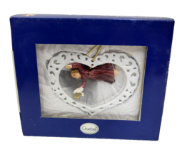 2002 Goebel Ornament Hanging Angel in Heart Frame Magical Christmas 2002... - £8.64 GBP