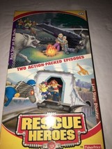 Rescue Heroes Rock Star On The Rocks/Last Stop Disaster VHS-Testato Raro Vintage - $48.64