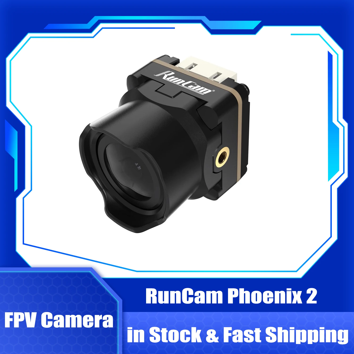 RunCam Phoenix 2 camera 1/2‘’ high-performance image sensor ƒ/2.0 aperture lens - £32.87 GBP