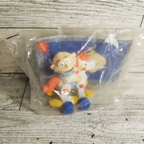 1994 Nickelodeon TOMMY PICKLES Rocking Horse RUGRATS TOY Vintage PVC RARE NIP - $8.11
