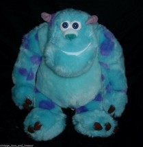 13&quot; Disney Store Monsters Inc Sulley James Sullivan Blue Stuffed Animal Plush - £16.51 GBP
